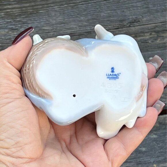 Lladro 4895 Ducks Mother with Baby Ducklings in a Basket Mother Goose with BOX - Picture 7 of 8